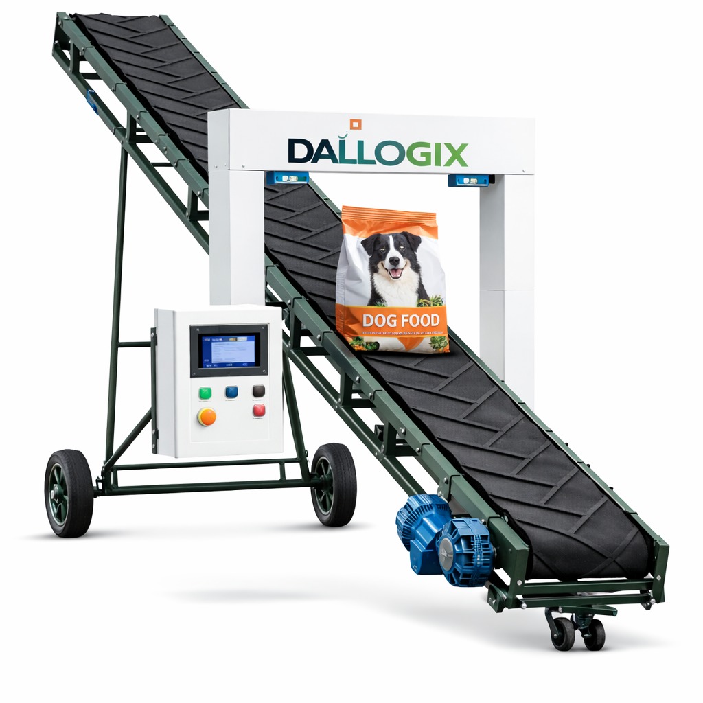 Sistema Dallogix Outbound – esteira industrial de carregamento automático